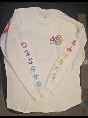 40th Anniversary White Long-Sleeve Spirit Jersey